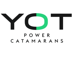 yot power catamarans logo